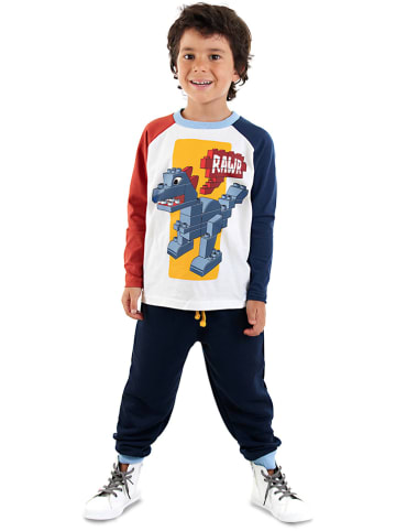 Denokids 2tlg. Outfit in Dunkelblau/ Weiß/ Rot