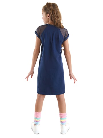 Denokids Kleid "Cat&Stars" in Dunkelblau