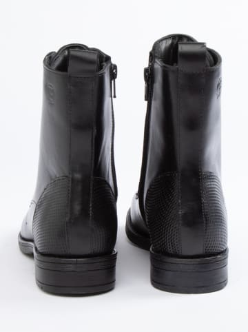 JOLANA & FENENA Leder-Boots in Schwarz