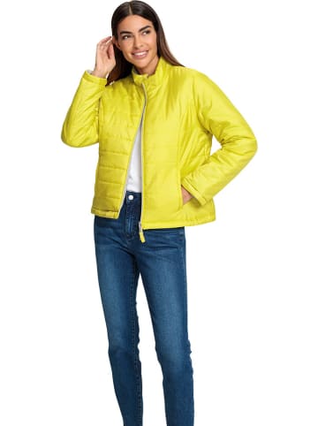 Heine Wende-Übergangsjacke in Gelb/ Hellgrau