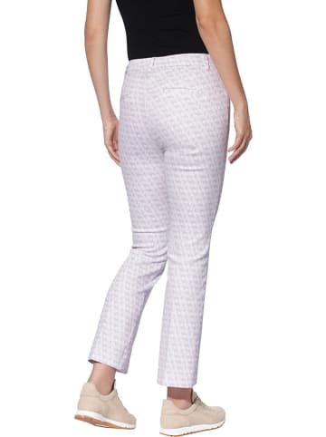 Heine Chino in Weiß/ Lila