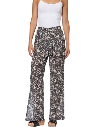 Heine Broek crème/bruin