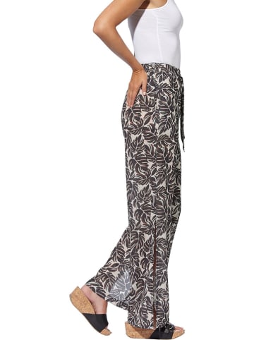 Heine Hose in Creme/ Braun