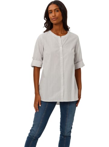 Heine Blouse wit/grijs