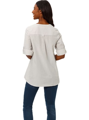 Heine Blouse wit/grijs