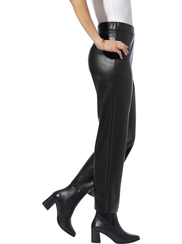 Heine Spodnie w kolorze czarnym ze skóry syntetycznej