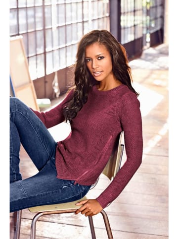 Heine Sweter w kolorze fioletowym