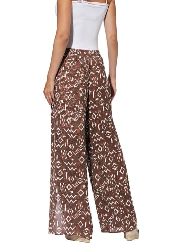 Heine Spodnie w kolorze czerwonobrązowym