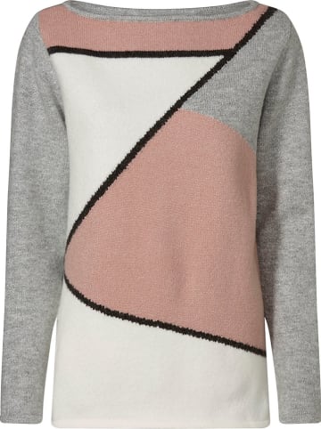 Heine Sweter w kolorze szaro-jasnoróżowym