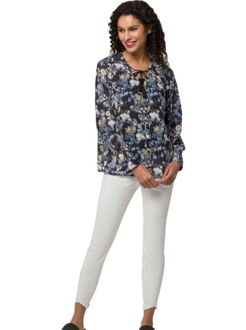 Heine Blouse zwart/blauw