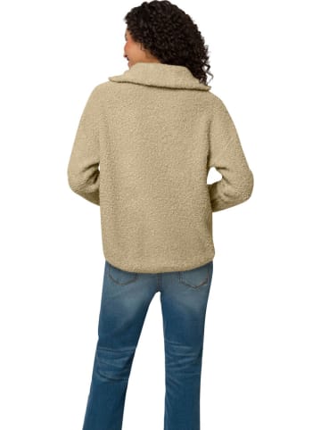 Heine Teddypullover in Beige