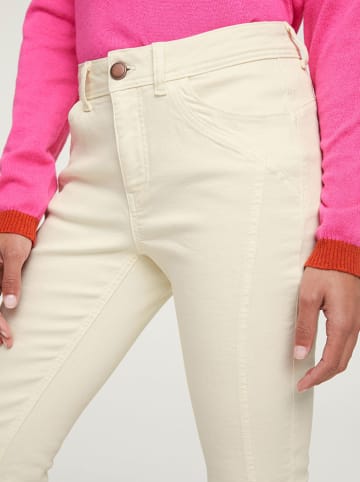 Heine Dżinsy - Slim fit - w kolorze kremowym