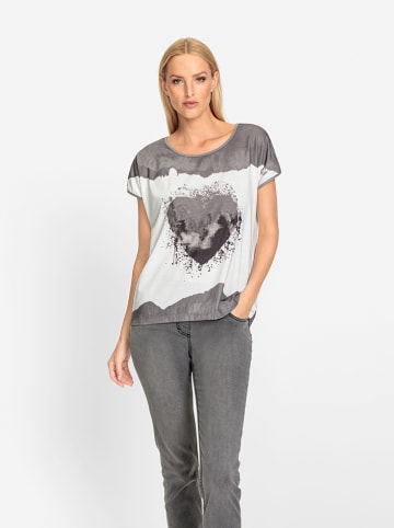 Heine Shirt grijs/wit