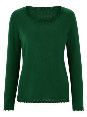 Heine Sweter w kolorze zielonym