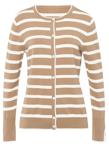 Heine Vest camel/crème