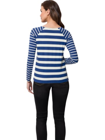 Heine Longsleeve in Blau/ Weiß