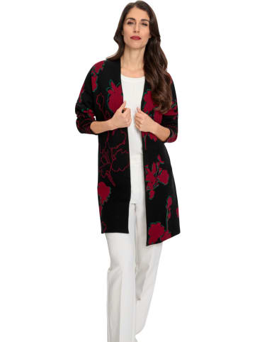 Heine Cardigan in Schwarz/ Rot