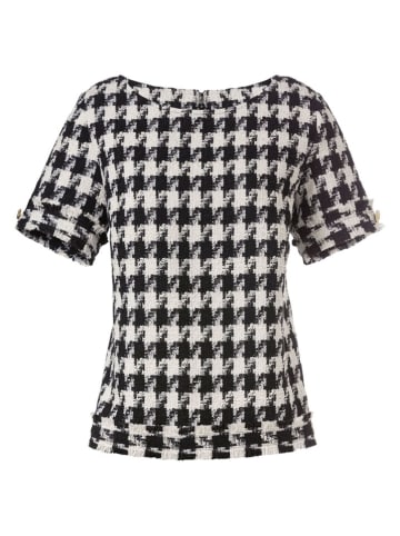 Heine Bluse in Creme/ Schwarz