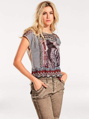 Heine Shirt in Beige/ Braun