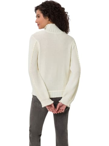 Heine Sweter w kolorze kremowym