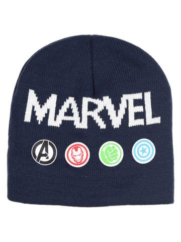 MARVEL Avengers 2tlg. Winteraccessoires-Set "Avengers" in Dunkelblau