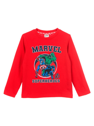 MARVEL Avengers Longsleeve "Avengers" in Rot