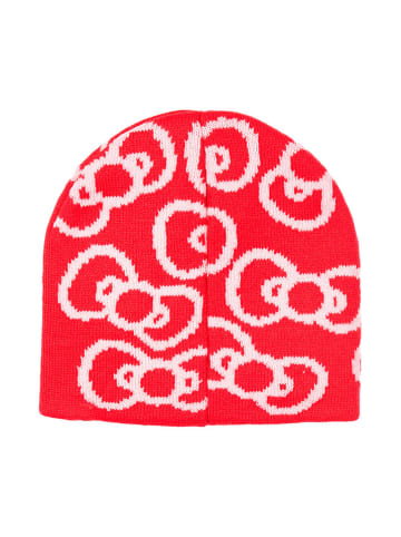 Hello Kitty 3tlg. Set: Mütze, Handschuhe & Schal "Hello Kitty" in Rot
