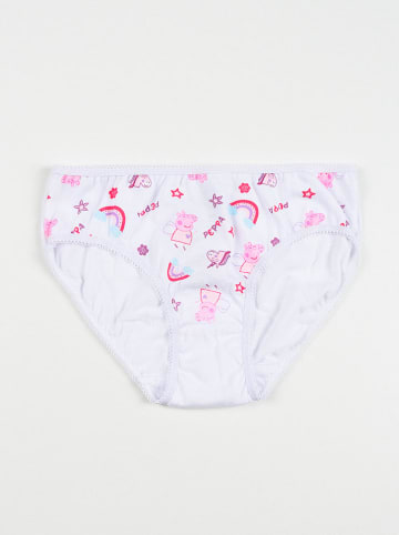 Peppa Pig 3er-Set: Slips: "Peppa Pig" in Weiß/ Rosa/ Lila