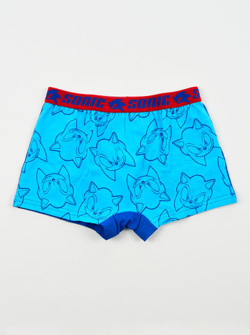 Sonic 2er-Set: Boxershorts in Hellblau/ Rot