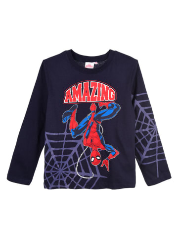 Spiderman Koszulka "Spiderman" w kolorze granatowym