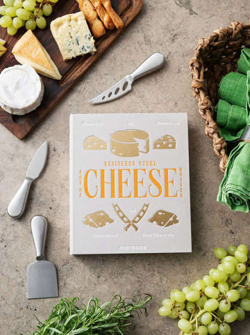 Printworks 3-częściowy zestaw "The Essentials" w kolorze srebrnym do sera