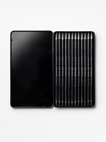 Printworks 12er-Set: Bleistifte in Schwarz