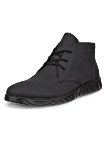 Ecco Leder-Boots "Lite" in Schwarz