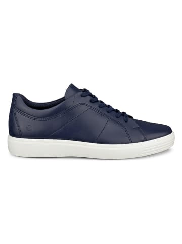 Ecco Leder-Sneakers "Classic" in Dunkelblau