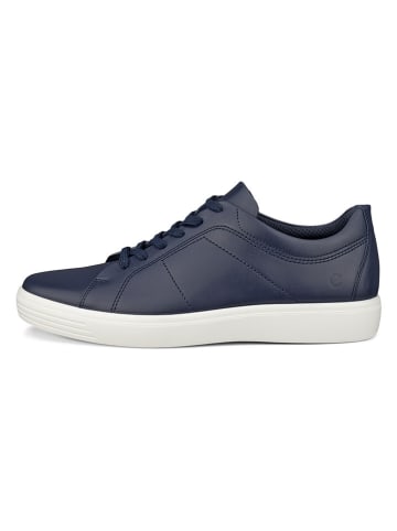 Ecco Leder-Sneakers "Classic" in Dunkelblau