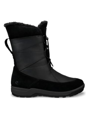 Ecco Leren winterlaarzen "Trace Lite" zwart
