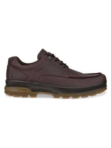 Ecco Leder-Sneakers "Rugged Track" in Braun
