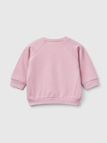 Benetton Sweatshirt lichtroze
