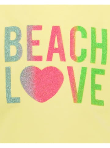 Blue Seven Bluza w kolorze żółtym ze wzorem