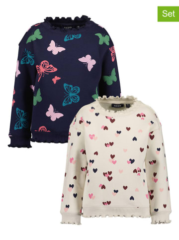 Blue Seven 2-delige set: sweatshirts donkerblauw