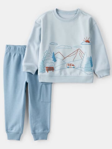 carter's 2-częściowy zestaw w kolorze błękitnym