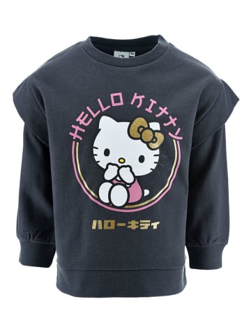 Hello Kitty Sweatshirt "Hello Kitty" in Anthrazit