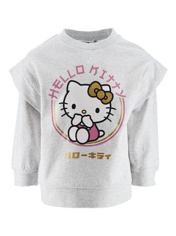 Hello Kitty Bluza "Hello Kitty" w kolorze jasnoszarym