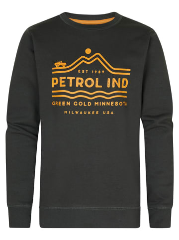 Petrol Industries Bluza w kolorze antracytowym