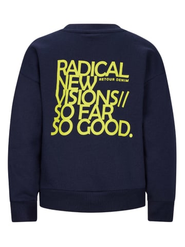 Retour Sweatshirt "Hakar" in Dunkelblau