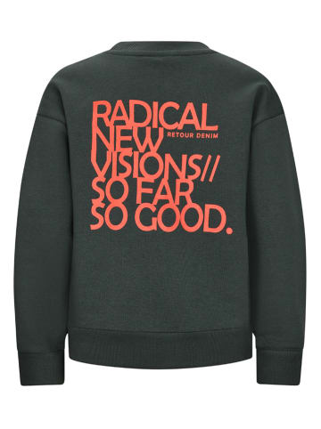 Retour Sweatshirt "Hakar" in Grün