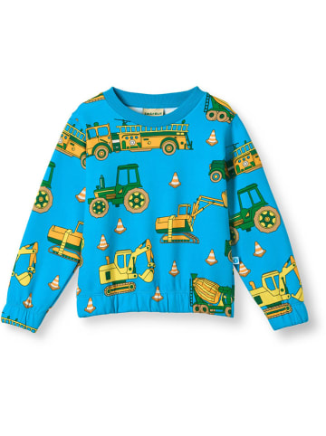 Småfolk Sweatshirt "Yapeen" lichtblauw