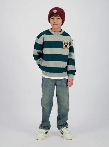 Vingino Sweatshirt "Nikos" turquoise/grijs