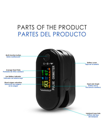 DAM Hartslagmeter zwart