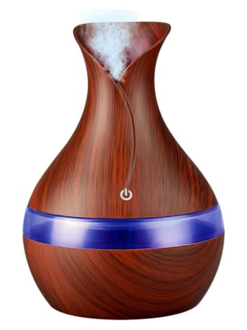 DAM Ledluchtbevochtiger lichtbruin - (H)16 x Ø 11 cm